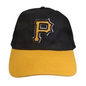 Pittsburgh Pirates black & gold baseball cap hat adjustable